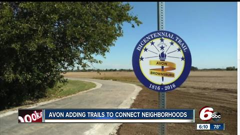 New trails added to connect neighborhoods in Town of Avon