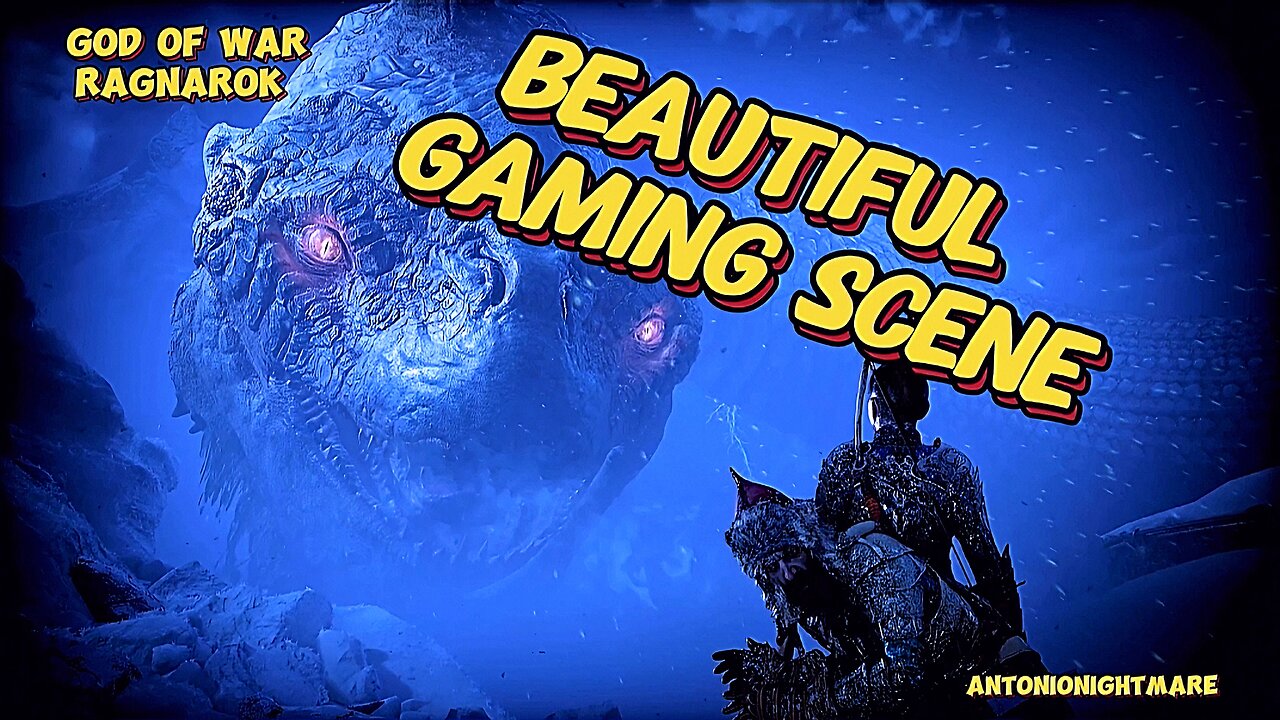 PS5 God Of War Ragnarok 🎮 Beautiful Gaming Scene clip