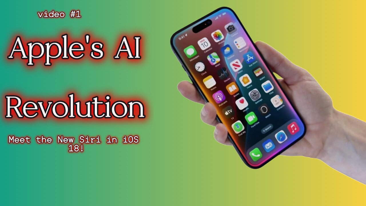 Apple's AI Breakthrough: The Next Generation Siri in iOS 18! #35