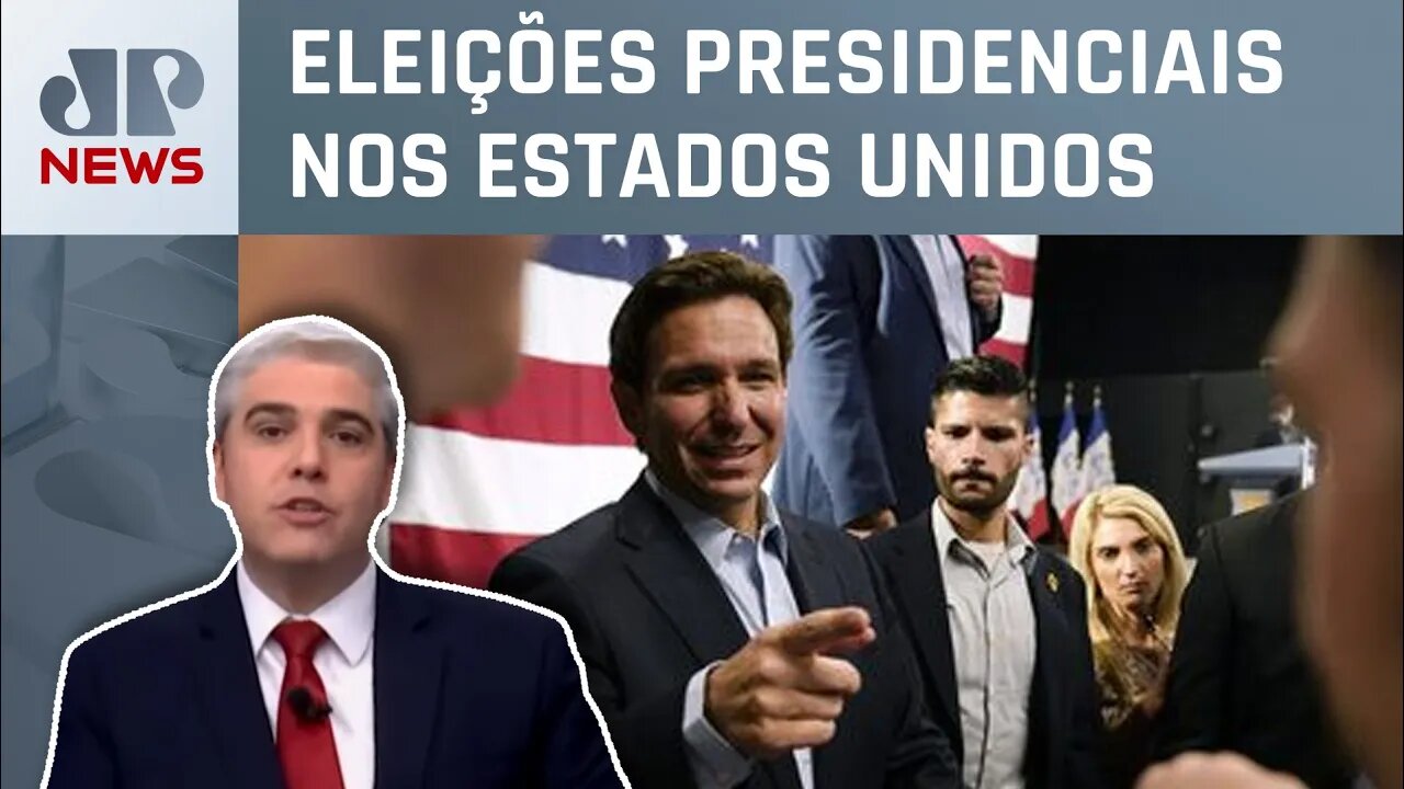 Ron DeSantis realiza evento presencial para lançar campanha, Marcelo Favalli analisa