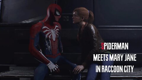 Resident Evil 2 Remake Spider-Man meets Mary Jane in Raccoon City