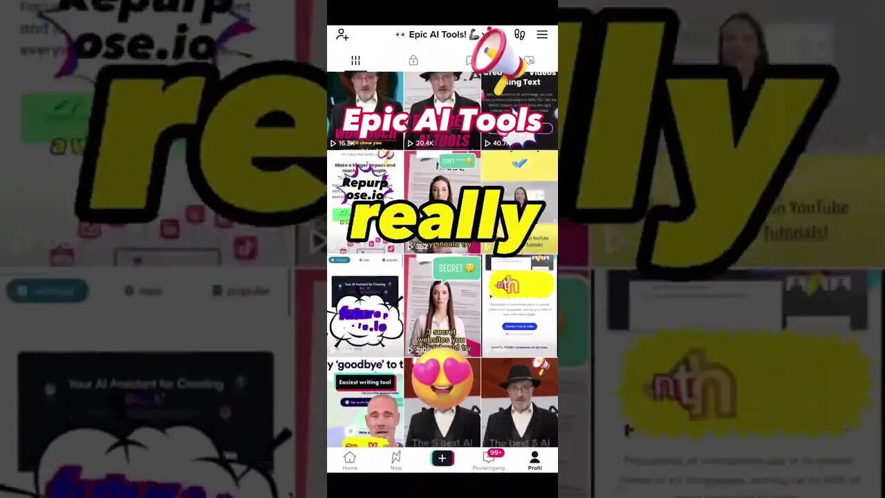 A TikTok Channel you really should know! (Artificial Intelligence) #shorts #tiktok #aitools