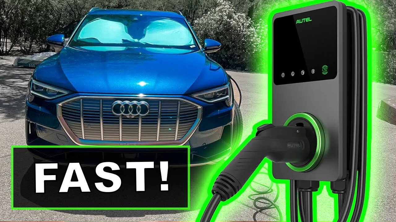 50 AMP Autel Maxicharger Home Smart Electric Vehicle (EV) Charger Review - Audi e tron