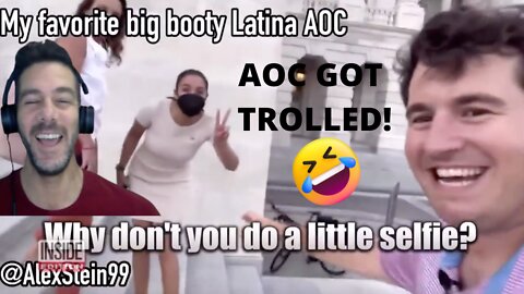 AOC FREAKS OUT After Being Trolled By Prime Time Stein!