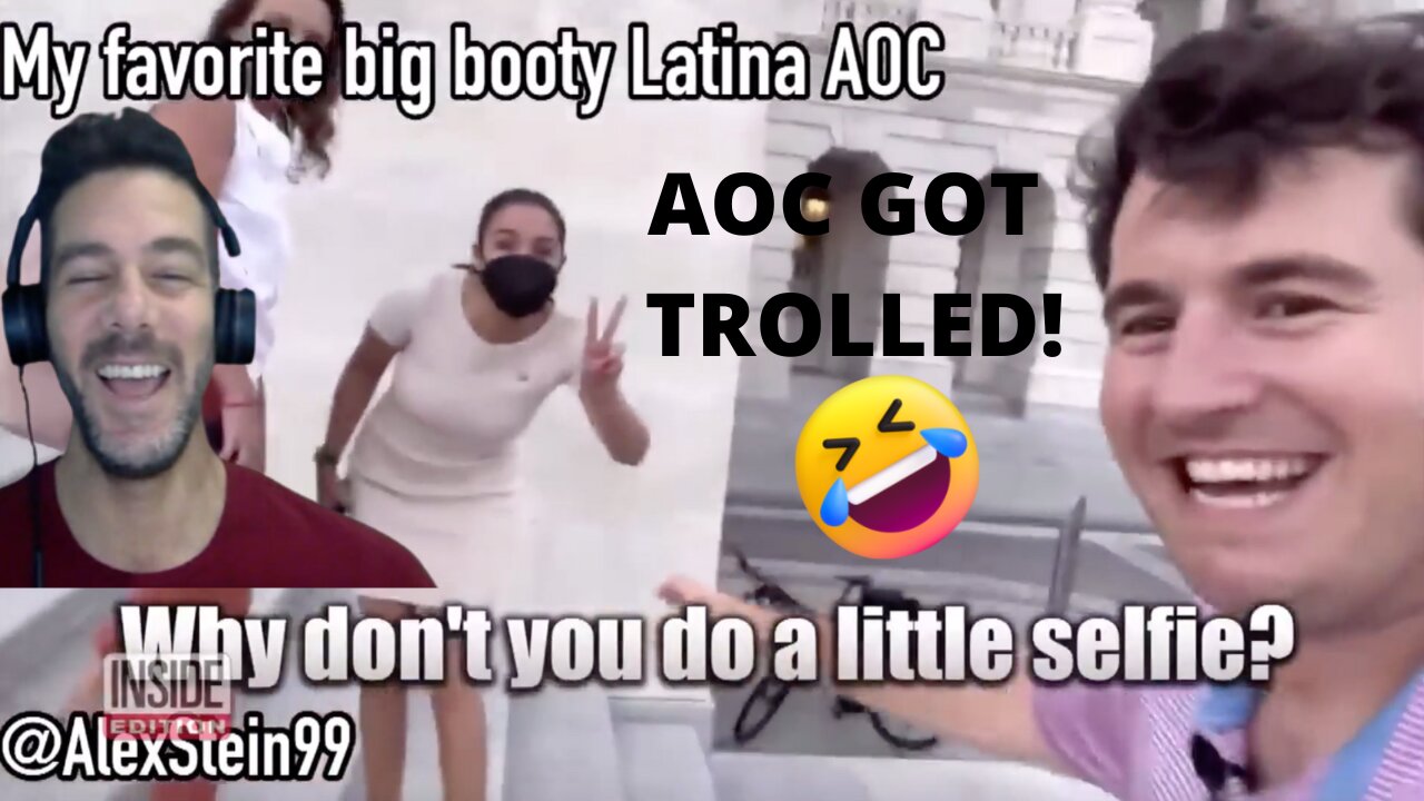 AOC FREAKS OUT After Being Trolled By Prime Time Stein!