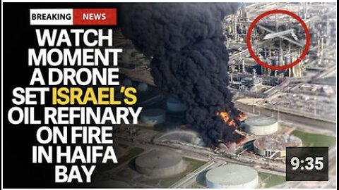 Iron Dome Fails Again, Drones Set Israel’s Biggest Oil Refinery On Fire; This is Huge!