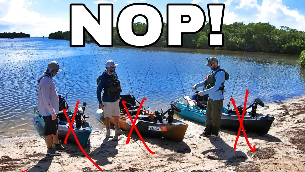 Why people don't like kayak fishing