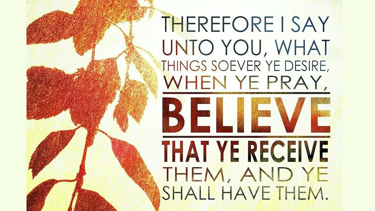 Verse of the Week| Mark 11:24