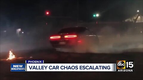 Valley car chaos escalating