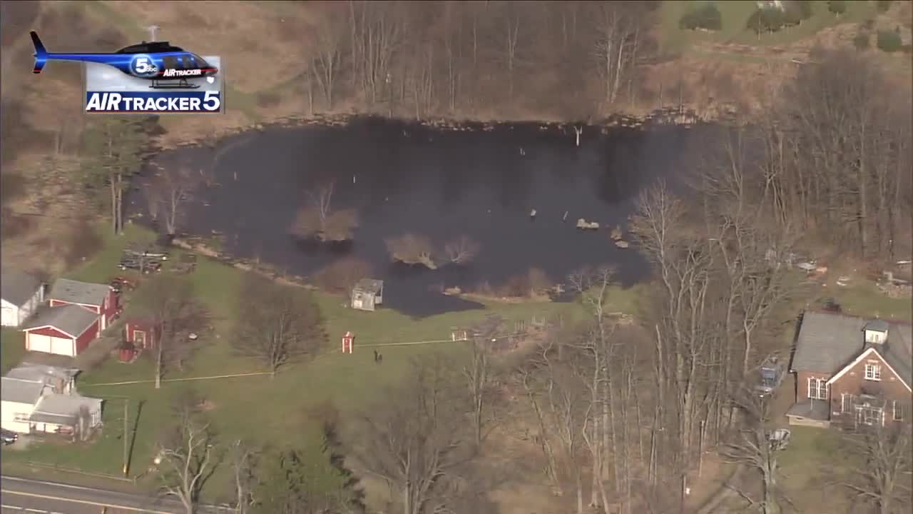 RAW: AirTracker 5 video showing the scene where a missing teen's body was found