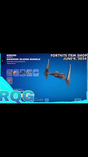 “NEW” SOARING GLIDER BUNDLE IS HERE! FORTNITE ITEM SHOP (June 4, 2024)