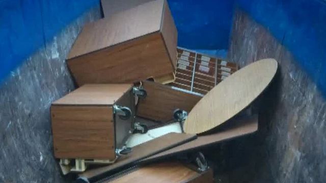 School furniture dumped as CCSD spends millions to buy more