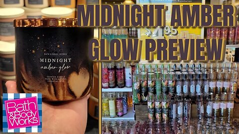 MIDNIGHT AMBER GLOW PREVIEW | $4.95 FINE FRAGRANCE MIST SALE | BATH & BODYWORKS | #bathandbodyworks