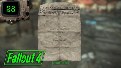 Fallout 4 (View from the Vault) Let's Play! #28