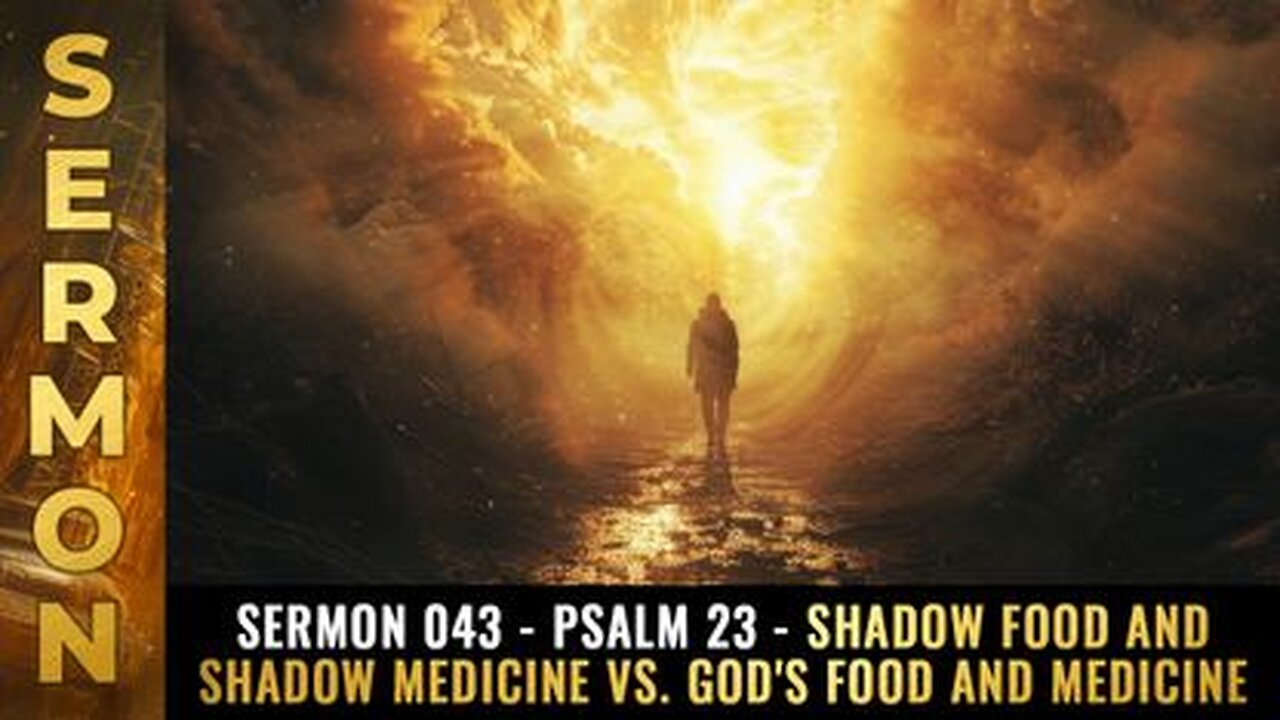 Sermon #043 - Psalm 23 - Shadow food and shadow medicine vs. GOD'S FOOD and medicine