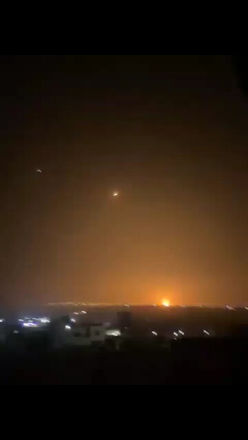 Strikes on southern Israel.