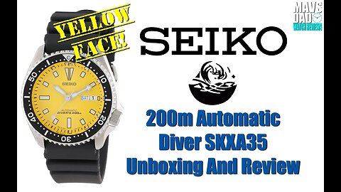 Yellow Fever! | Seiko 200m Automatic Diver SKXA35 Unbox & Review