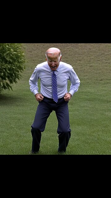 AI art: Joe after he wanders off at G7