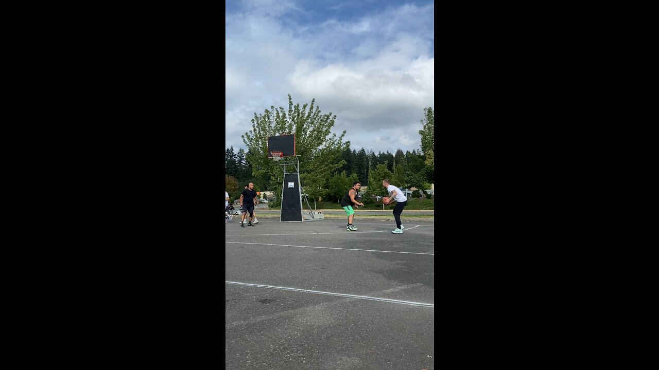 Street 3 v 3 basketball