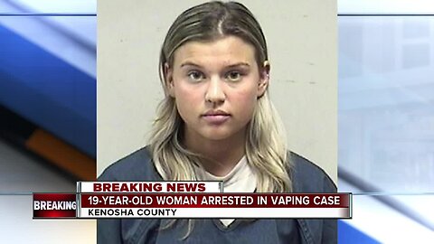 Hannah Curty was arrested in connection with Kenosha vaping bust