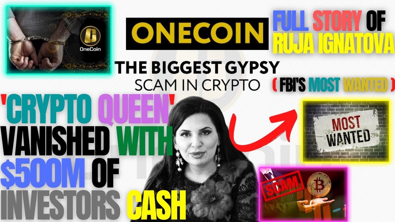 Ruja Ignatova: FBI's most wanted Cryptoqueen vanished with $500m of investors’ cash | OneCoin Scam