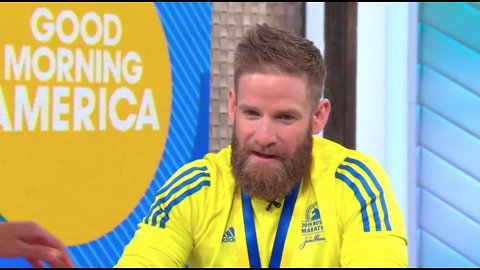 Tallmadge veteran who crawled across the Boston Marathon finish line appears on GMA