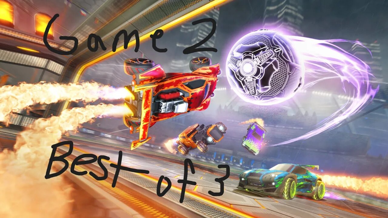 Game 2 | Best of 3 Series | Rocket League | 2v2 Against Bums |