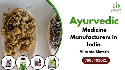 Ayurvedic Medicine Manufacturers in India