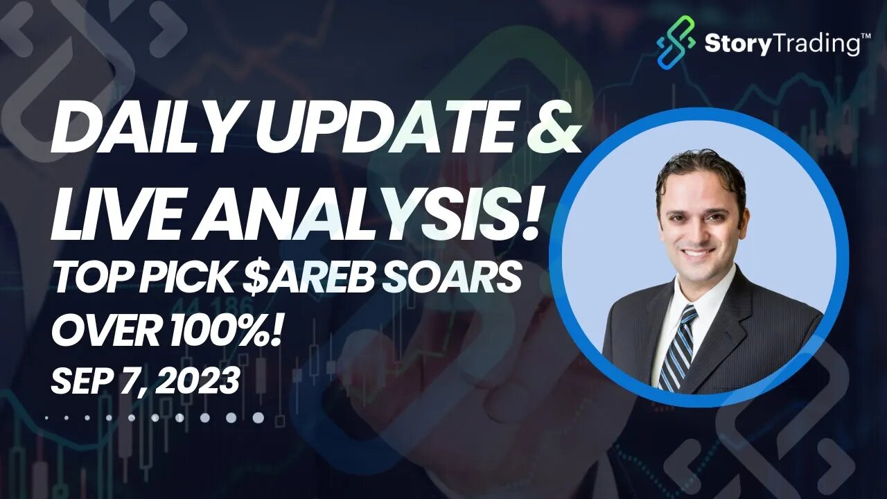 Daily Stock Update: Top Pick $AREB Soars Over 100%!