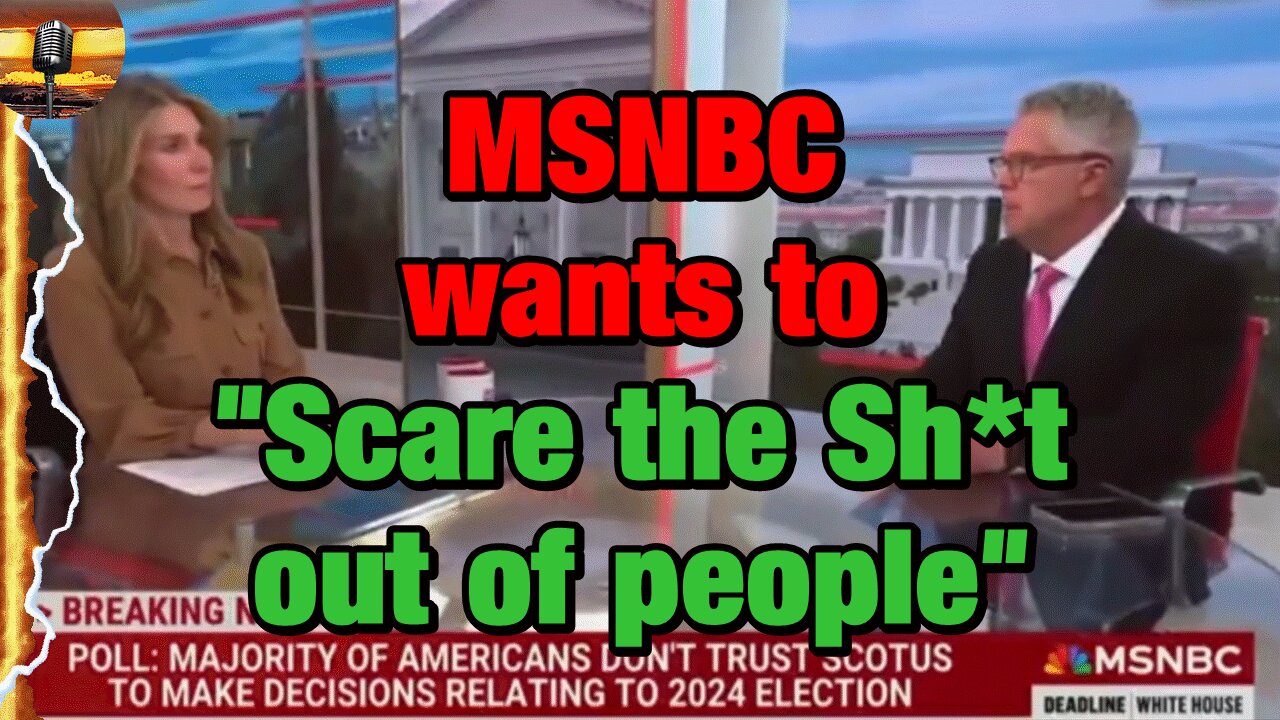 MSNBC and DEMOCRATS are TERRIFIED of a Trump 2024 win they want YOU to be scared too!