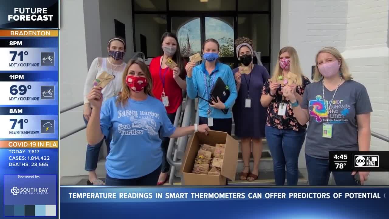 Gigglewaters restaurant sends love to teachers at bay area schools