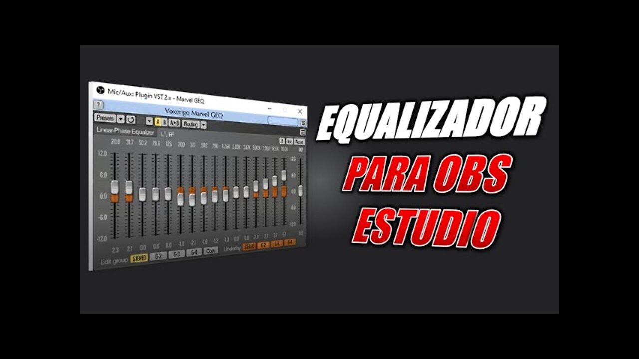 EQUALIZER FOR OBS STUDIO