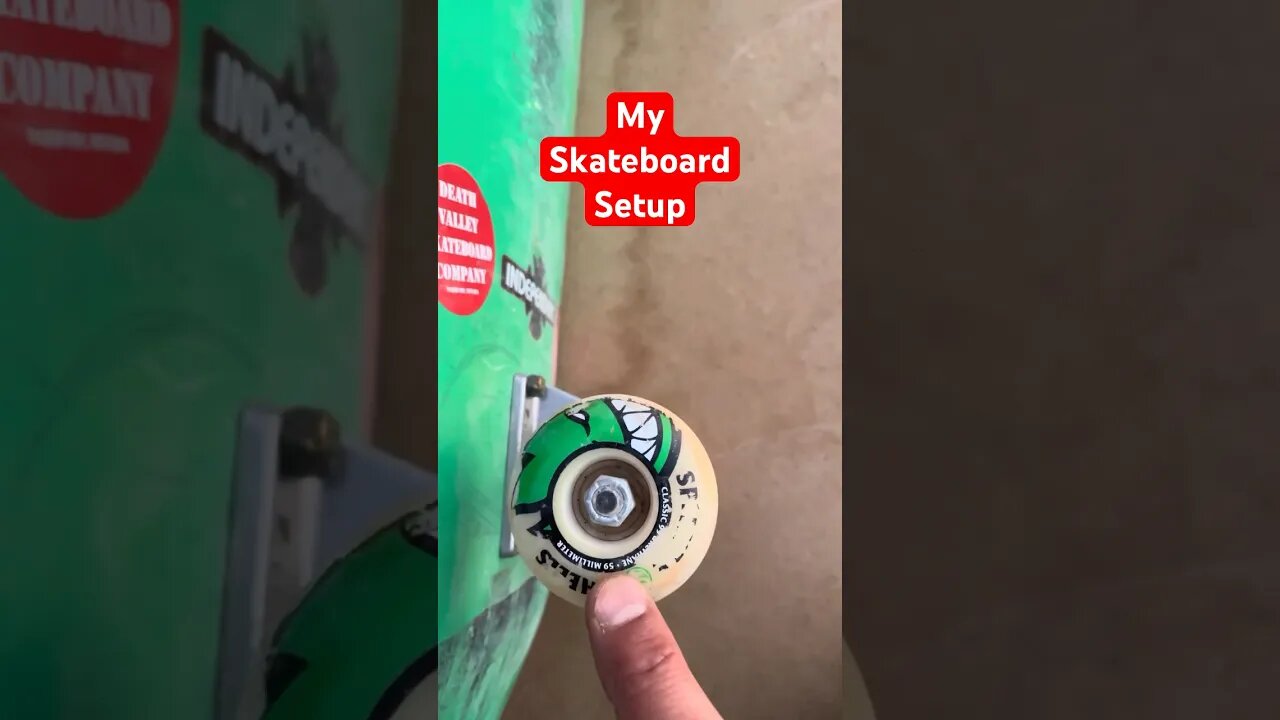 Skateboard Setup for Pool Skating & Bowl Skating #tobyburger