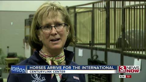 Horses arrive for International