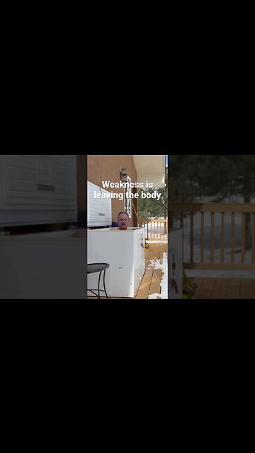 Weakness is leaving the body #IceBath