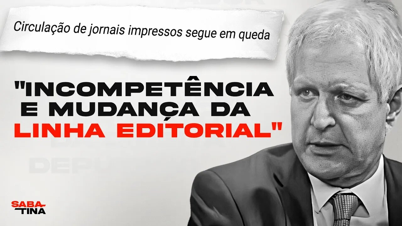 "A imprensa tradicional está acabando!", afirma Augusto Nunes