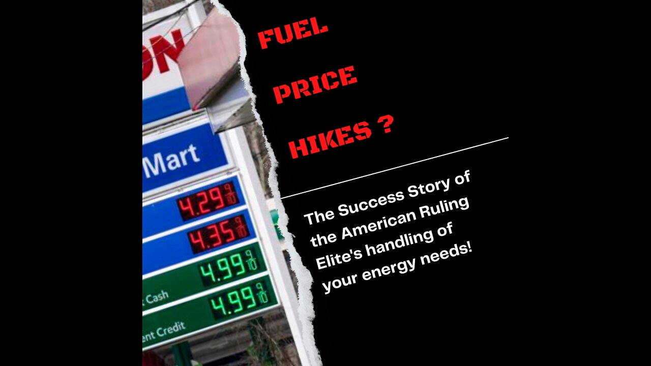 Fuel Prices High? Not Russia's FAULT!