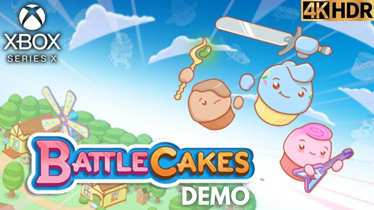 BattleCakes Demo Gameplay | Xbox Series X|S | 4K HDR | No Commentary Gaming (Battle Cakes)