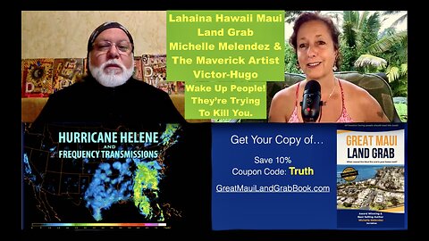 Hurricane Helene Massacre Mirrors Maui Murder Lahaina Hawaii Land Grab Michelle Melendez Victor Hugo