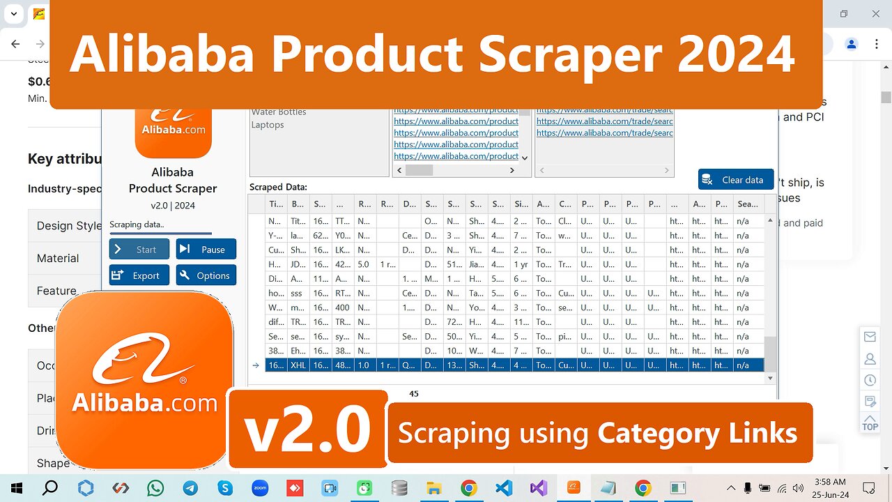 Alibaba Product Scraper v2.0 | Extract Products Data from Alibaba.com Using Category/Supplier Links