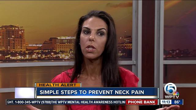 Simple steps to prevent neck pain