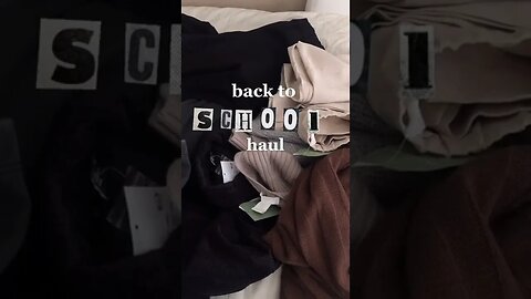 Back To School Haul Tiktok zoutfits