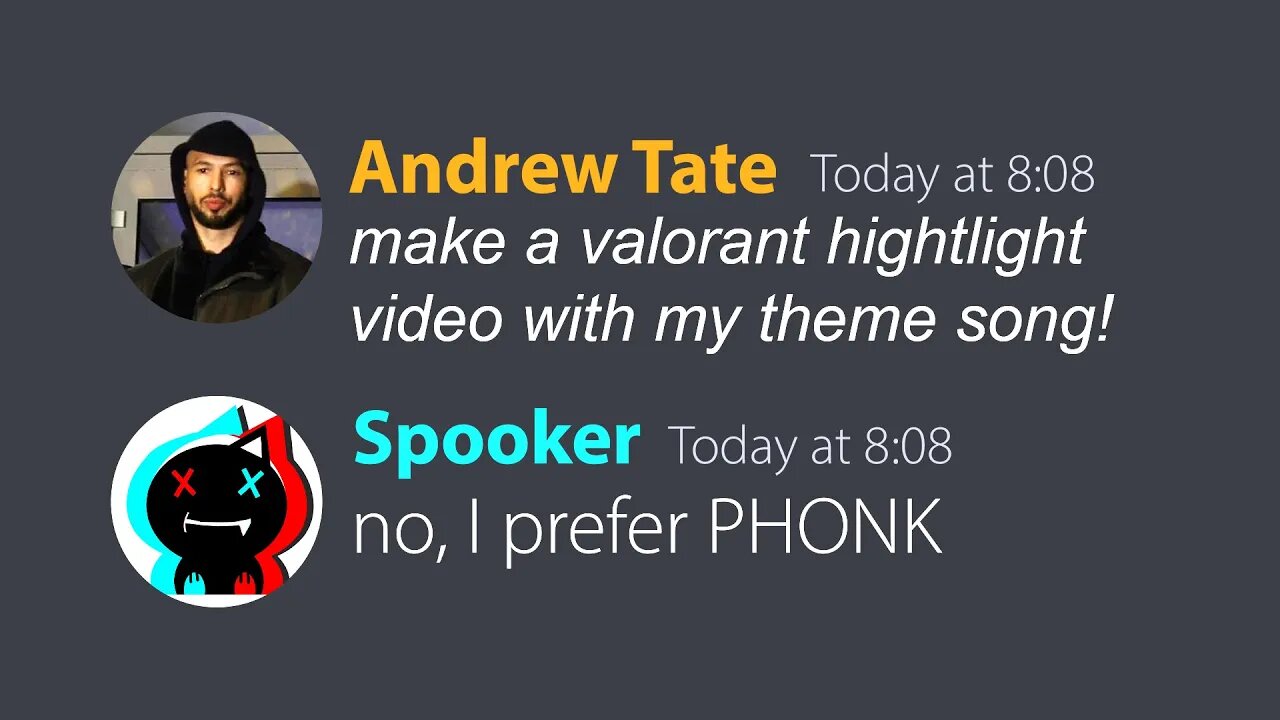 Valorant Highlights for Tate to Watch from prison..