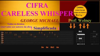 CIFRA CARELESS WHISPER GEORGE MICHAEL Simplificada