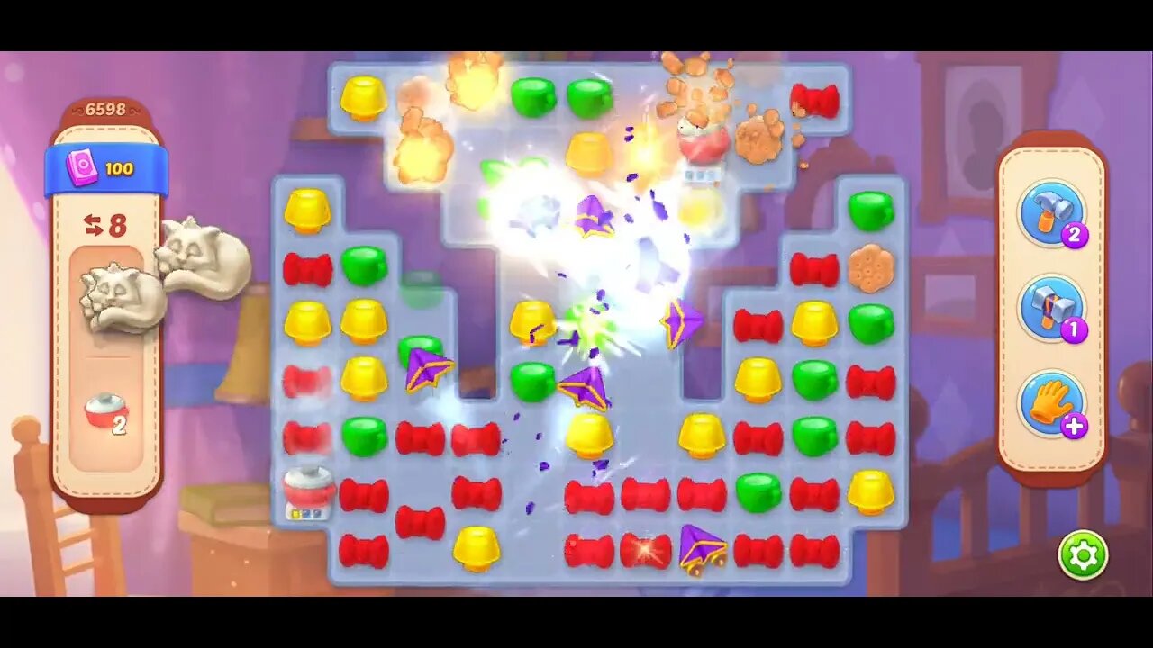 Playrix Homescapes Gameplay Walkthrough Level 6598