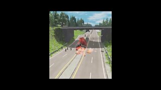 |MiniBeamNG/ Trucks vs Bridges #05 BeamNG.Drive #Shorts