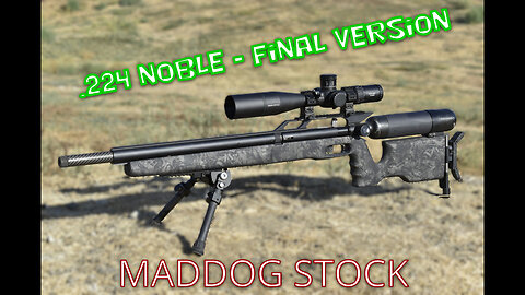 .224 Noble, Final Version with MadDog Stock