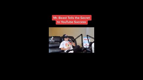 Mr. Beast Tells the Secret to YouTube Success