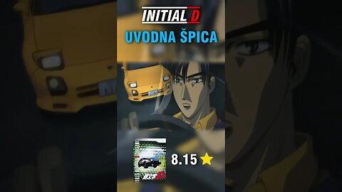 Initial D Četvrta Faza uvodna špica HRVATSKI #shorts