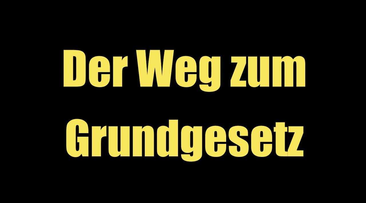 Der Weg zu Grundgesetz (Dokumentation I Deutschland)